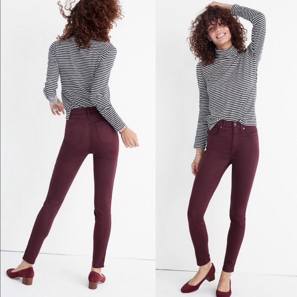 Madewell Denim - Madewell 9" High-Rise Skinny Jeans: Garment Dyed